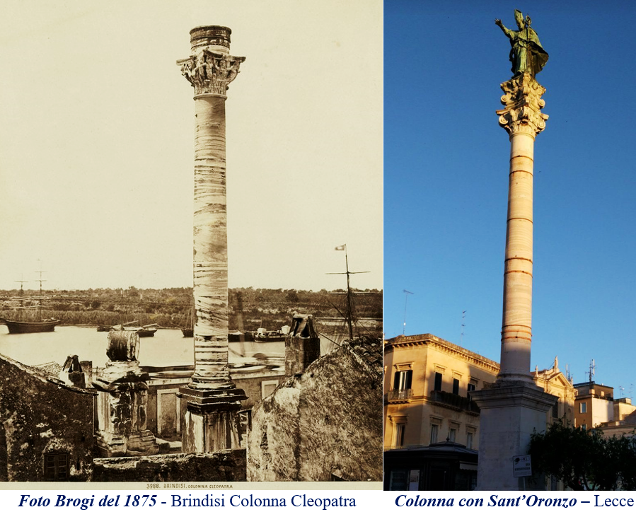 Quando la peste portò via da Brindisi la seconda colonna… Che finì a Lecce – [Gianfranco Perri + Nicola Bernardini + Giancarlo Sacrestano]