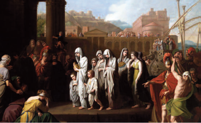 L’arrivo delle ceneri di Germanico a Brindisi – [G. Membola + G. Sacrestano]