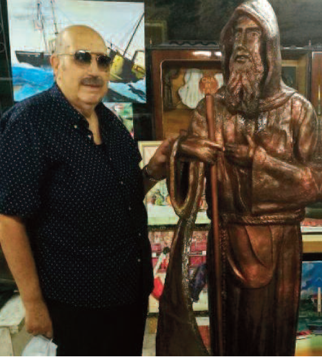 San Francesco di Paola nella splendida cripta del monumento