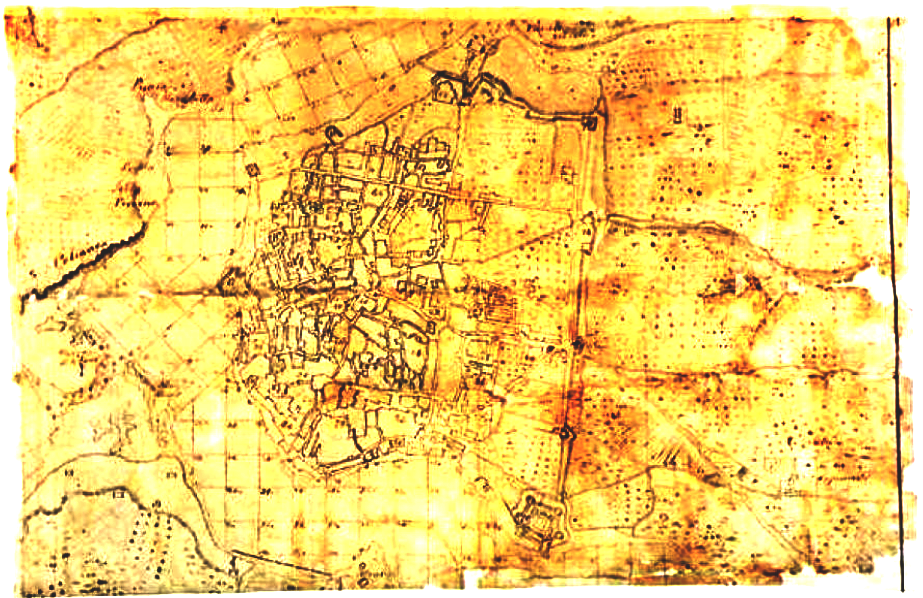 La mappa spagnola di Brindisi del 1739 circa – [Gianfranco Perri]